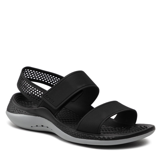 Sandale Crocs Literide 360 Sandal W 206711 Black/Light Grey 206711 imagine noua