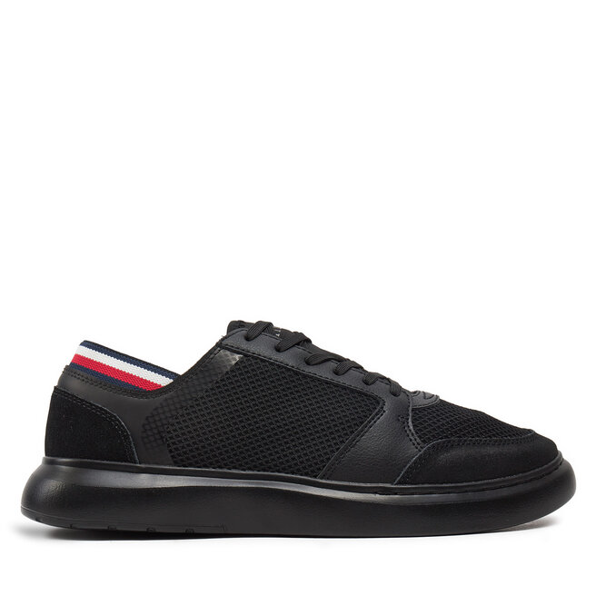 Sneakersy Tommy Hilfiger Lightweight Cup Seasonal Mix - Czarny