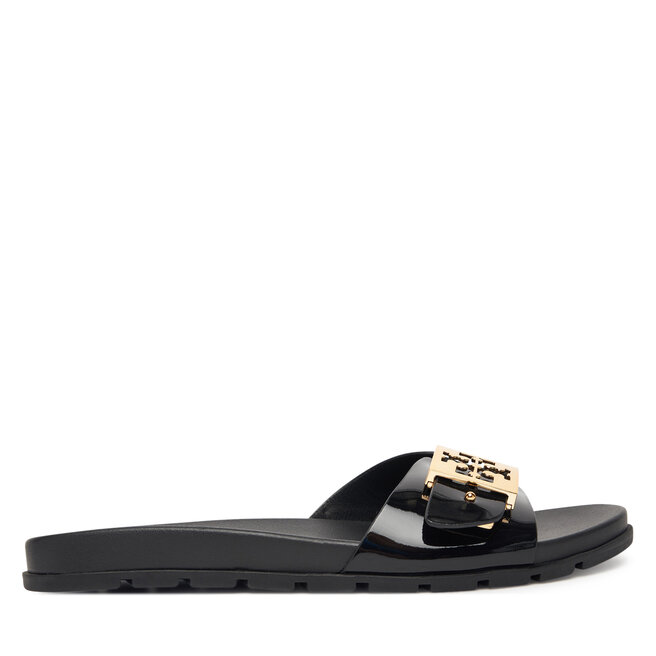 Klapki Tory Burch Buckle Slide - Czarny
