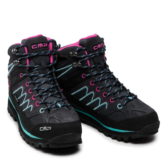 CMP Bakancs CMP Moon Mid Wmn Trekking Shoe Wp 31Q4796 Antracite/Acqua 33UL