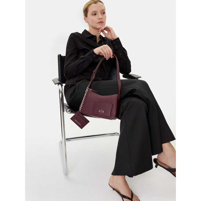 Torebka Armani Exchange XW001571 AF15625 UA343 Bordowy -