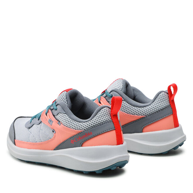 Columbia Туристически Columbia Youth Trailstorm BY5959 Cirrus Grey/Red Hibiscus 031
