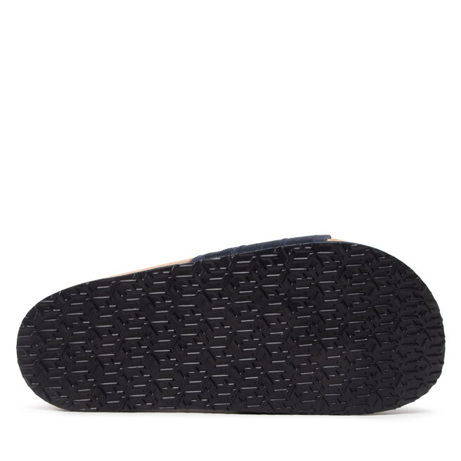 Tommy Hilfiger Papucs Tommy Hilfiger Webbing Cork Pool Slide FW0FW06525 Desert Sky DW5