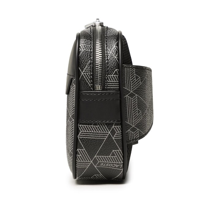 Lacoste Borsetă Lacoste Body Bag NH4004LX Monogram Noir Gris H45