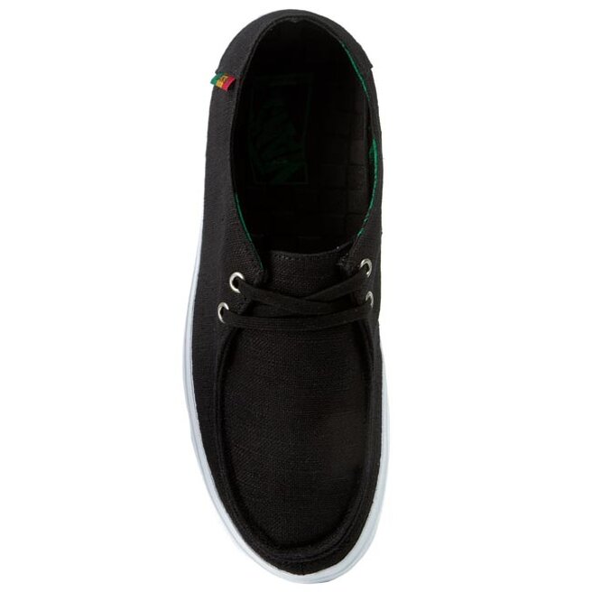 Vans rata vulc cheap black and white