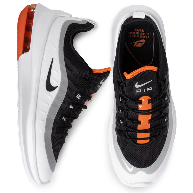 black white and orange air max