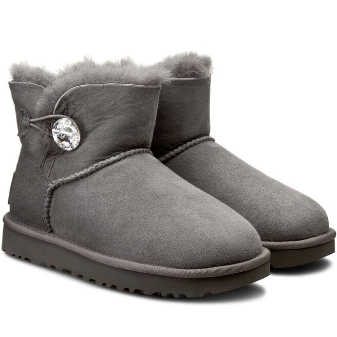 ugg gray bailey button