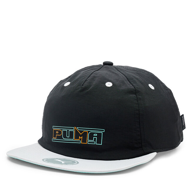 Czapka z daszkiem Puma SWxP Relaxed Flatbrim Cap - Czarny