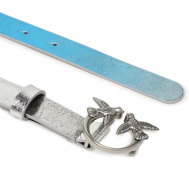 Pinko Dámský pásek Pinko Love Berry H2 Belt 20231 PLT01 100143.A0QT Turchese/A EI70