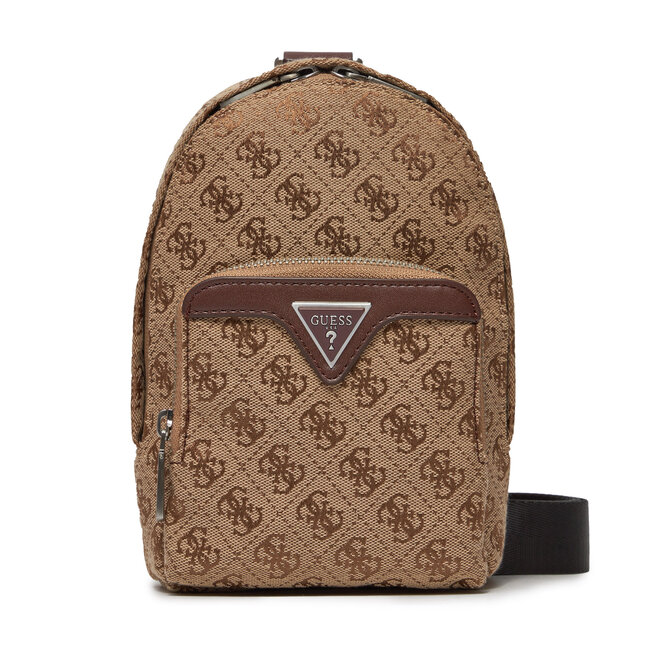 Plecak Guess Vezzola Jacquard Mini-Bags HMVZLJ - Beżowy