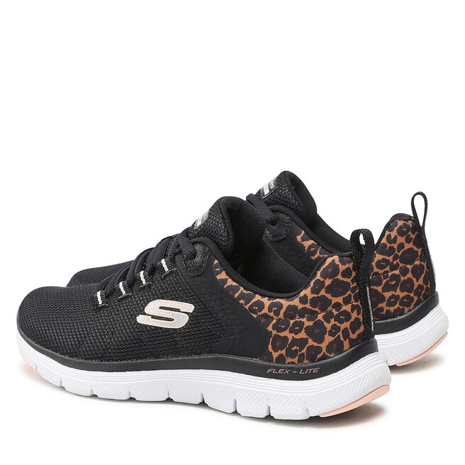 Skechers Pantofi Skechers Wild Ballad 149582/BKLD Black/Leopard