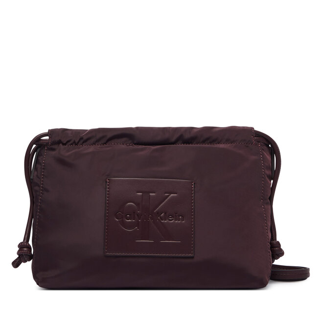 Torebka Calvin Klein LV04F3871G Bordowy -