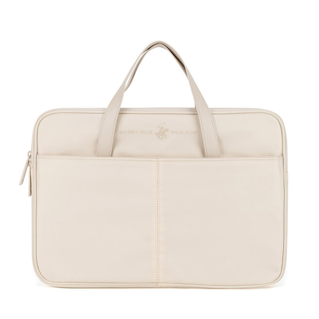 Torba na laptopa Beverly Hills Polo Club - Beżowy