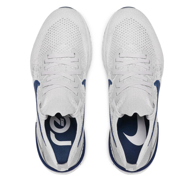 Epic react flyknit 2 vast grey/coastal blue/atmosphere grey 2025