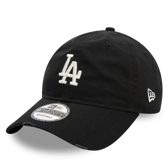 Czapka z daszkiem New Era LA Dodgers Distressed 9TWENTY - Czarny
