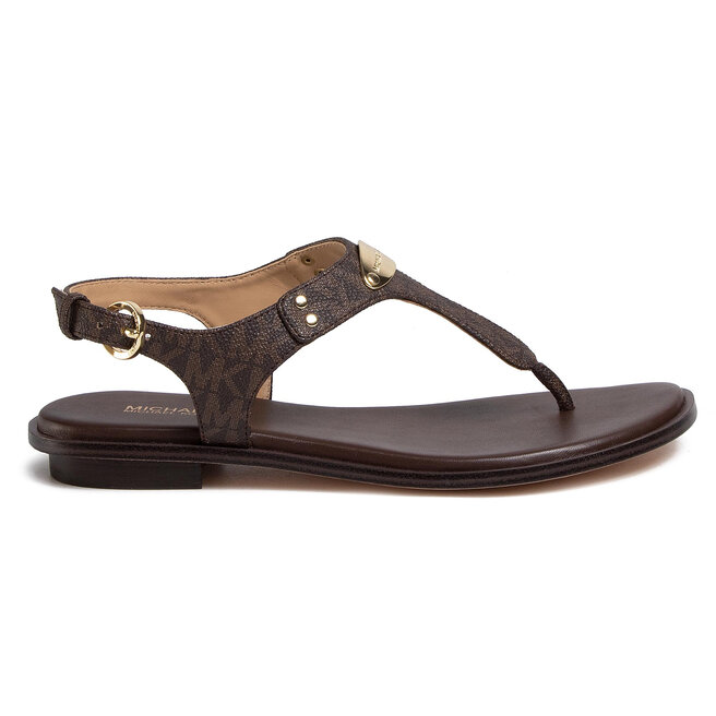 MICHAEL Michael Kors Szandál MICHAEL Michael Kors Mini Mk Logo 40R5MKFA1B Brown