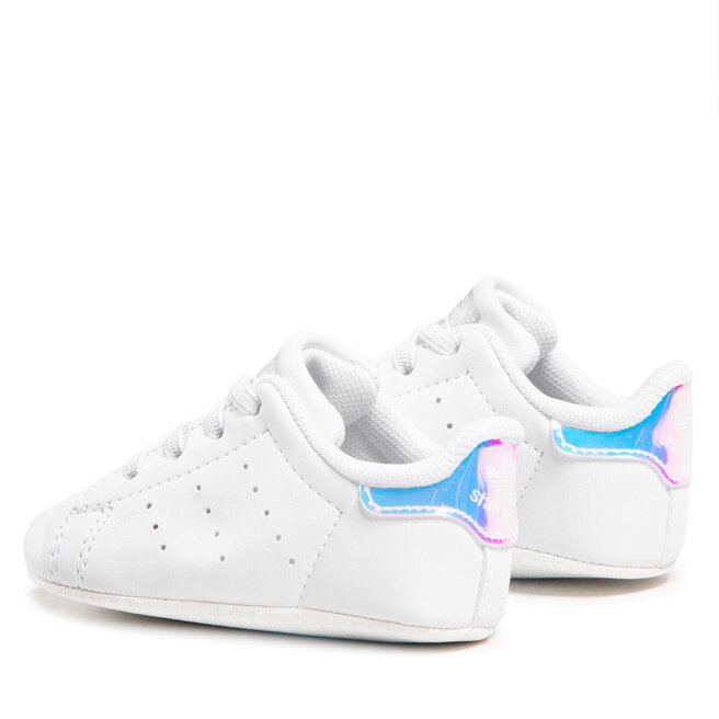 adidas Обувки adidas Stan Smith Crib FY7892 Ftwwht/Ftwwht/Silvmt