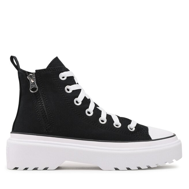 Converse Sneakers aus Stoff Converse Ctas Lugged Lift Hi A03011C Black/Black/White