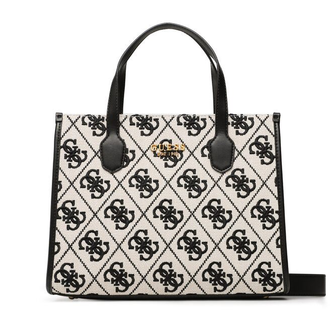 Bolso guess blanco y hot sale negro
