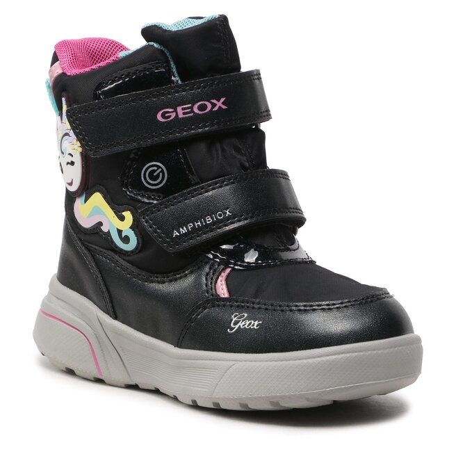 Cizme Geox J Sveggen G.B Abx A J268AA 0FUNF C9240 M Black/Multicolor 0FUNF imagine noua gjx.ro