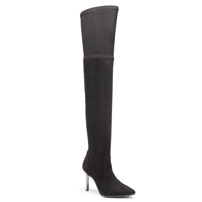 Cizme lungi muschetar Oleksy M47/162 Negru