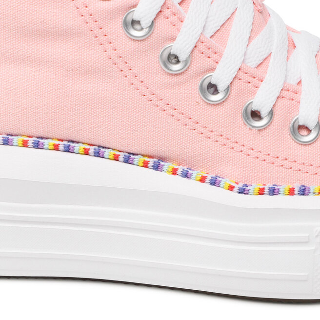 Converse Plátenky Converse Ctas Move Hi 272853C Storm Pink/Washed Indigo/White