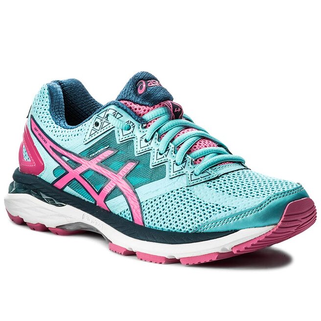 Zapatos Asics Gt 2000 4 T656N Turquoise Hot Pink Autumn Glory 4034