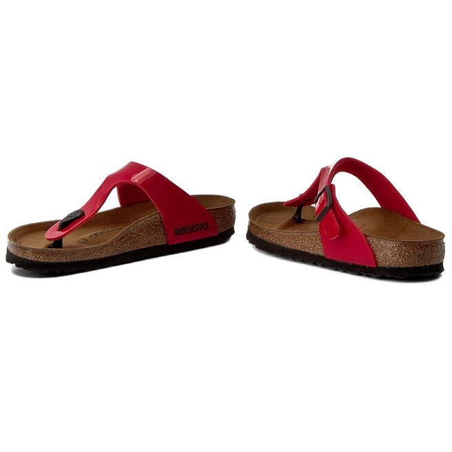 Sandaler Birkenstock Gizeh 0743191 Tango Red Patent eskor