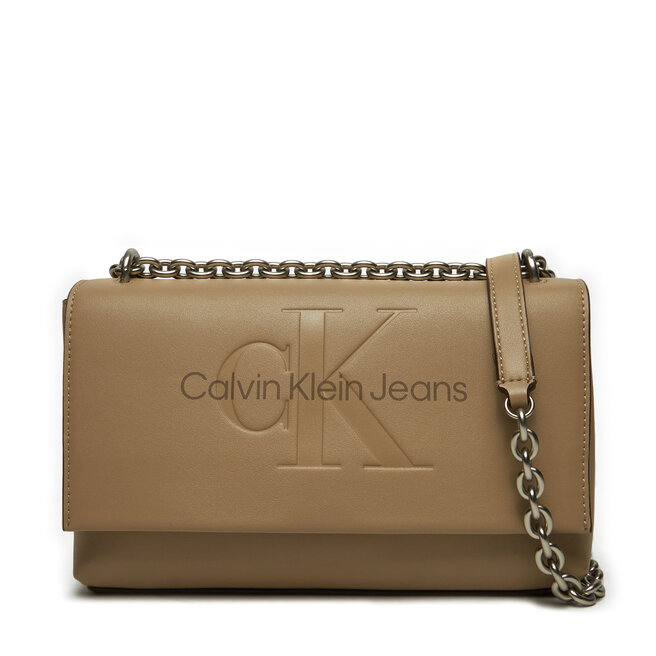 Torebka Calvin Klein Jeans - Brązowy