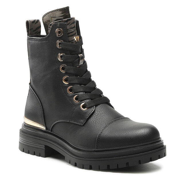 Botki Wrangler Courtney Safari Lace - Czarny
