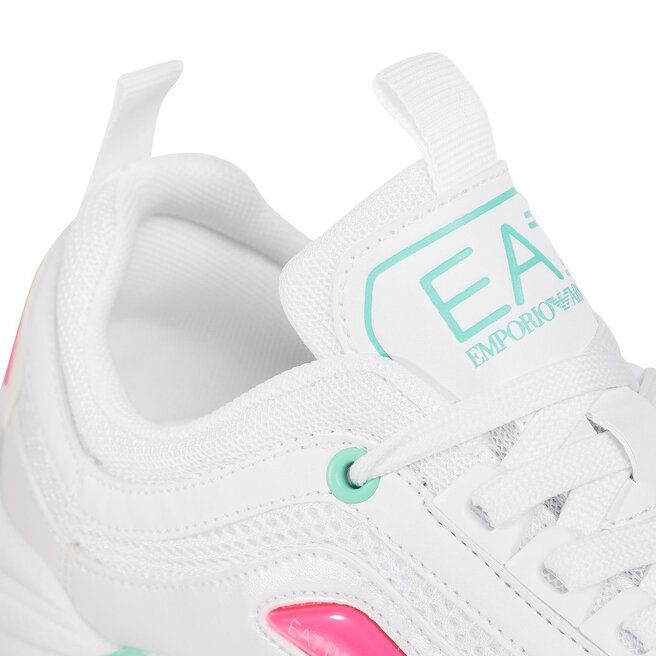 Sneakers EA7 Emporio Armani X8X061 XK141 N075 Opt White/Green | eschuhe.de