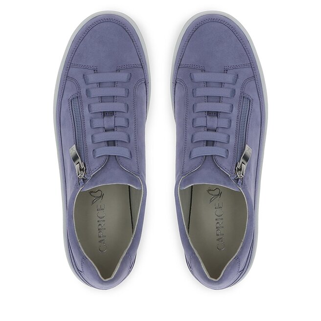 Caprice Sneakersy Caprice 9-23755-20 Lavender Suede 529