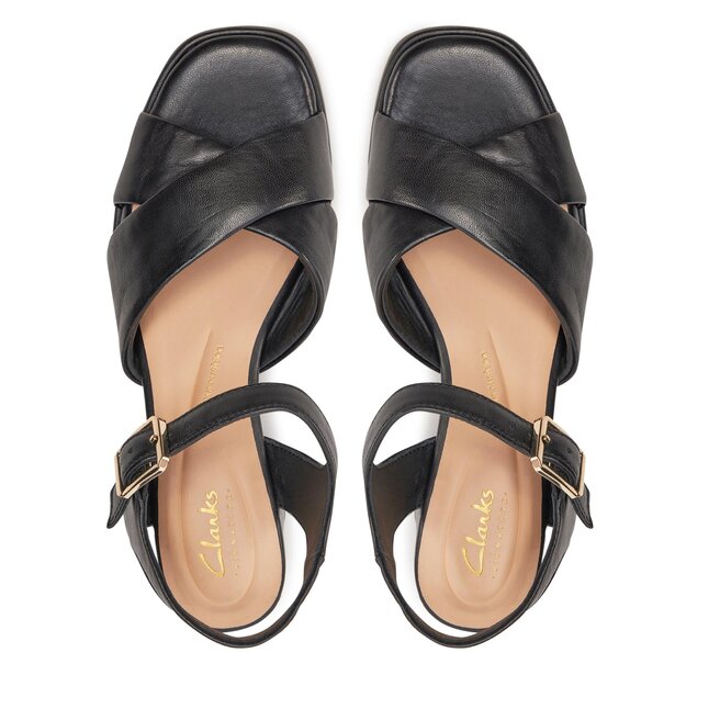 Sandály Clarks Ritzy75 Rae 26176646 Black Leather | eobuv.cz