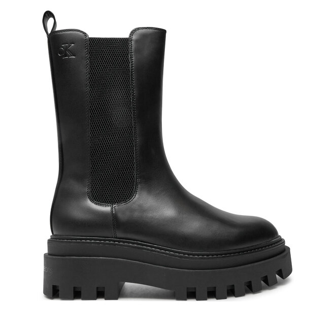 Sztyblety Calvin Klein Jeans Flatform - Czarny