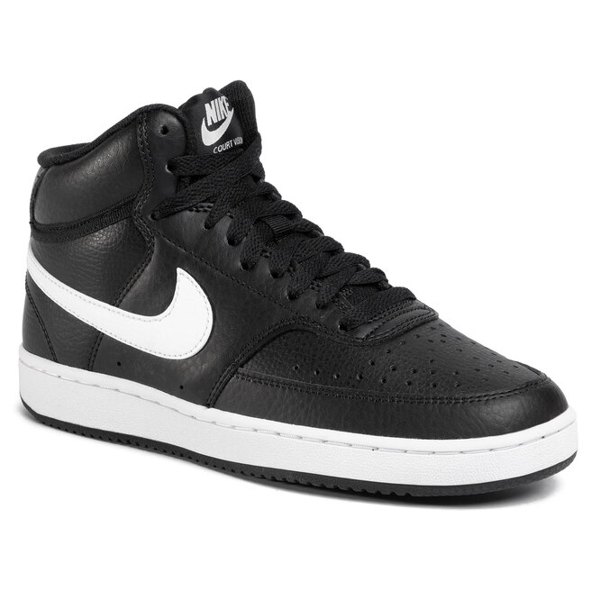 Nike Topánky Nike Court Vision Mid CD5436 001 Black/White