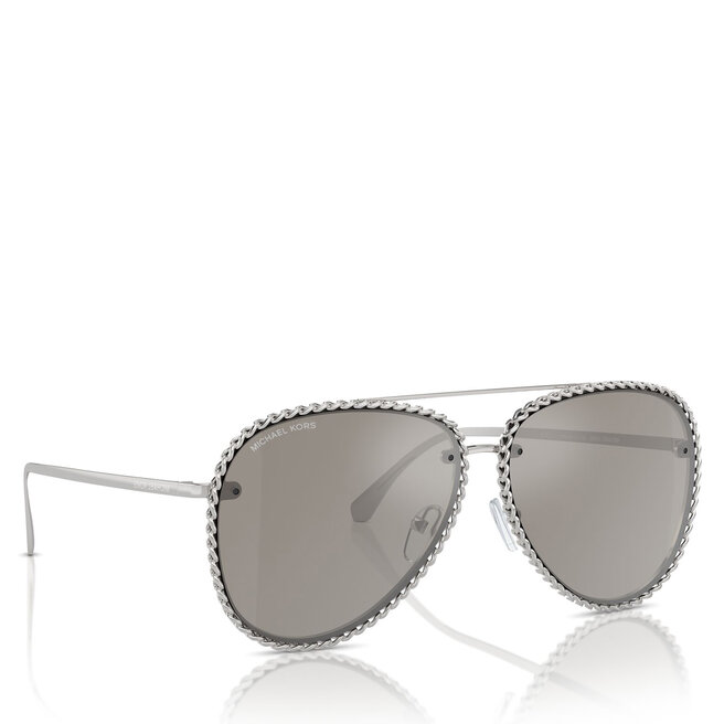 Okulary przeciwsłoneczne Michael Kors Portofino 0MK1147 - Srebrny