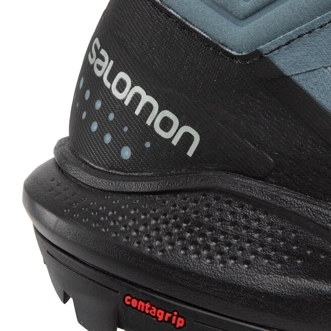 Salomon Trekkingschuhe Salomon Outpulse Mid Gtx W GORE-TEX 415937 20 V0 Stormy Weather/Black/Wrought Iron