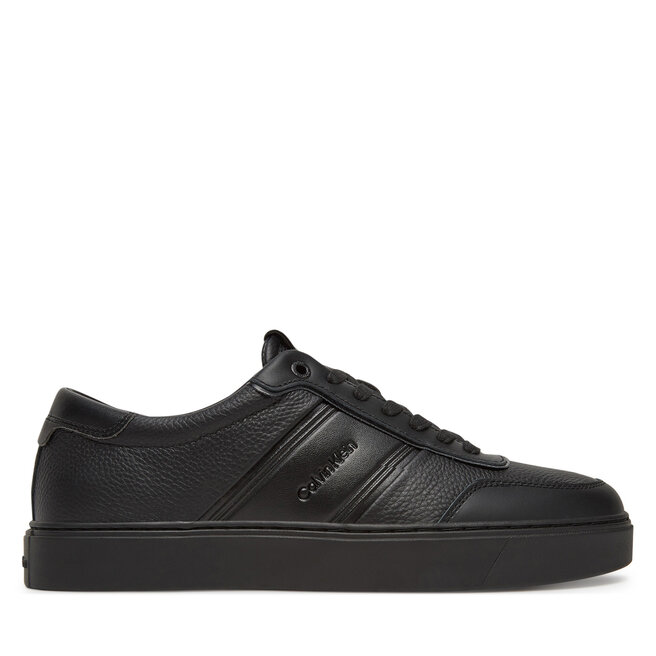 Sneakersy Calvin Klein Clean Cup Low Lace Tape - Czarny
