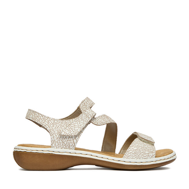 Sandały Rieker CEO-659C7-81 Beżowy - kobiece