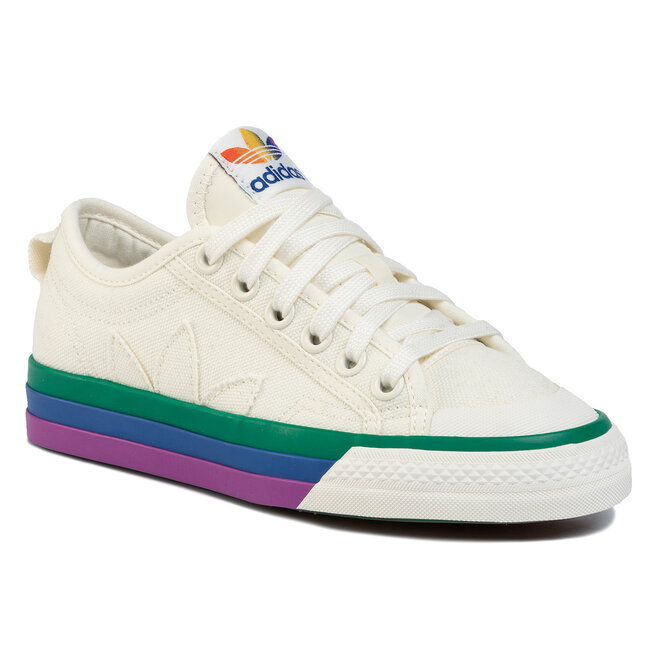 Buty adidas Nizza Pride EF2319 Owhite Owhite Owhite eobuwie .pl