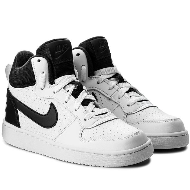 Nike Čevlji Nike Court Borough Mid (GS) 839977 101 White/Black