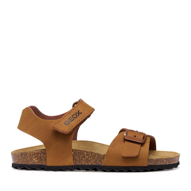 Sandały Geox J Ghita Boy J028LB 0002V C5102 M Brązowy - chłopięce
