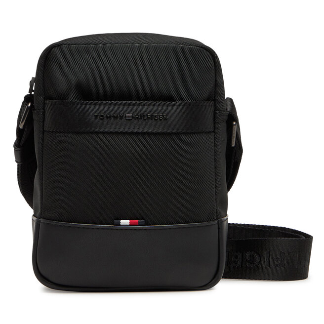 Saszetka Tommy Hilfiger Th Nylon Travel Mini Reporter - Czarny