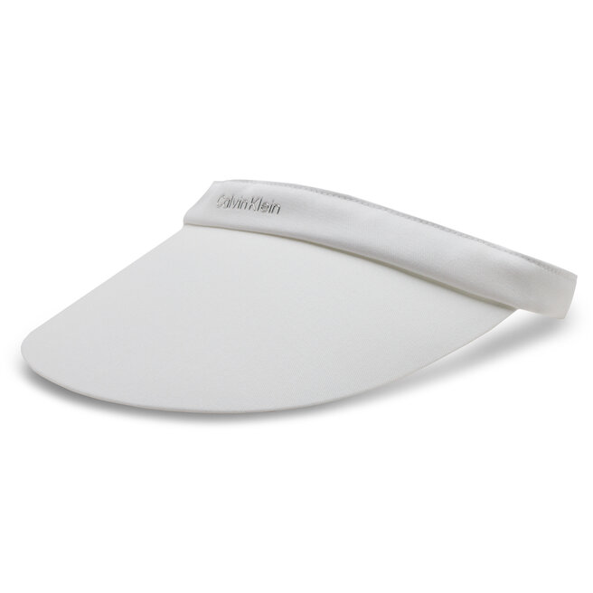 Daszek Calvin Klein Logo Visor K60K610670 Biały