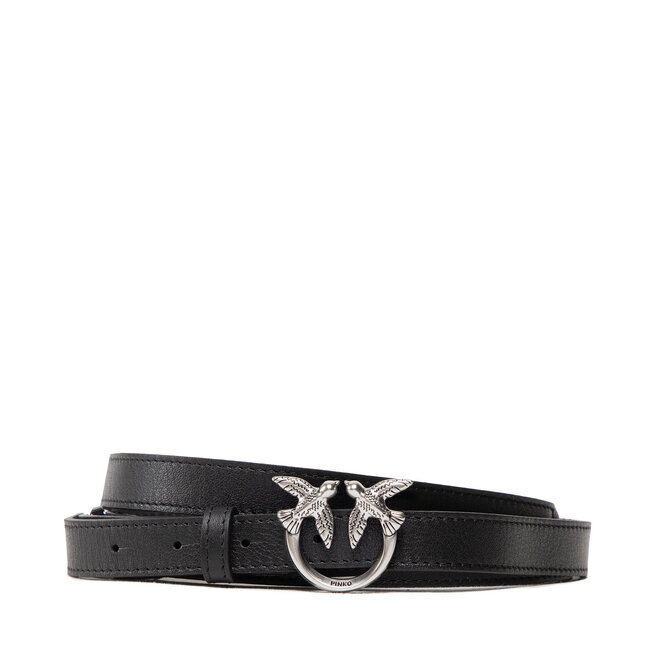 Pasek Damski Pinko Love Double Bling Belt H2 20222 PLT01 1H2148 - Czarny