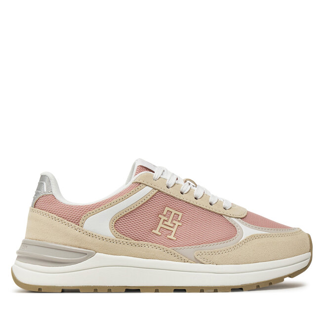 Sneakersy Tommy Hilfiger Casual Fashion Runner Mix - Kolorowy