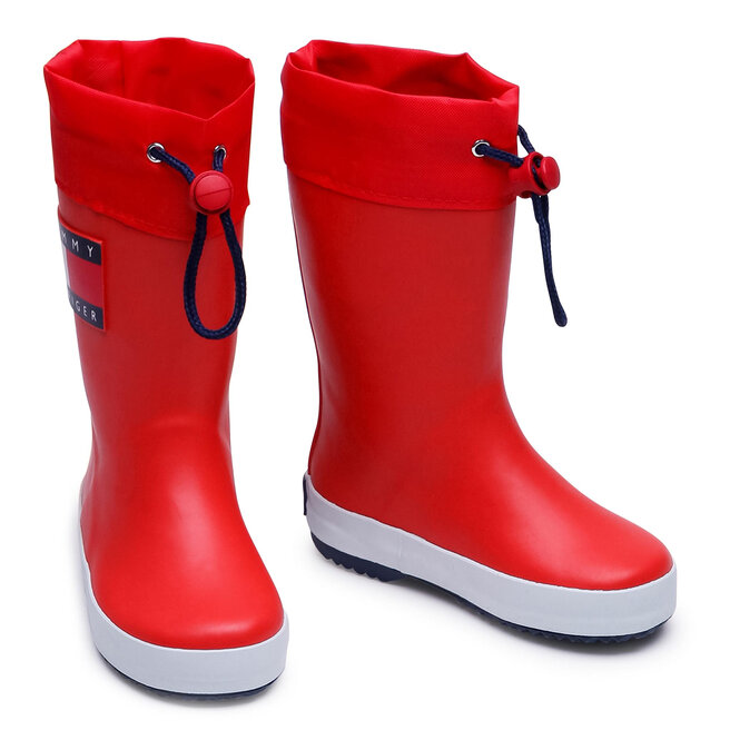 Tommy Hilfiger Γαλότσες Tommy Hilfiger Rain Boot T3X6-30766-0047 M Red 300