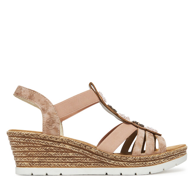 Sandały Rieker CEO-619B2-31 Różowy - kobiece