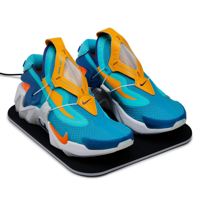 nike adapt huarache hyper jade total orange