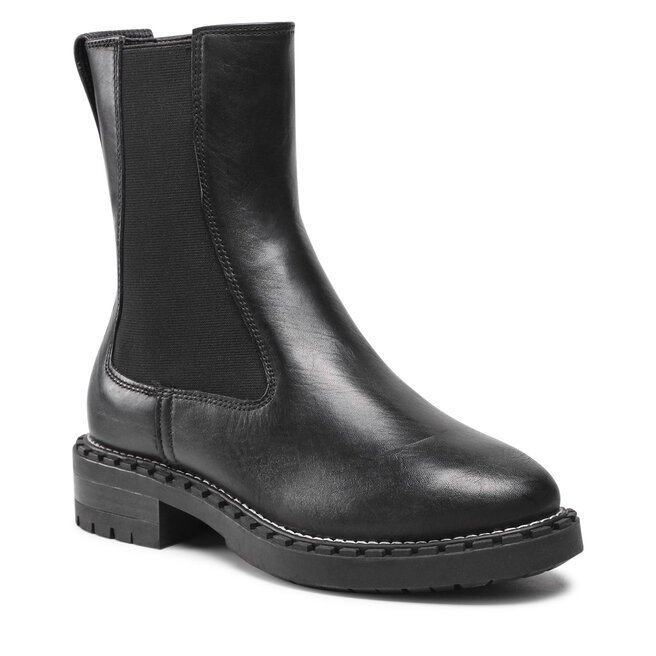 Ghete Jodhpur Tamaris 1-25499-27 Black Leather 003